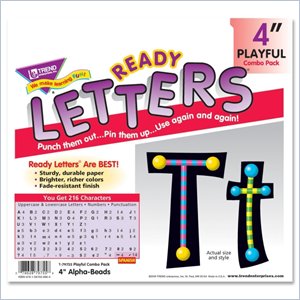 Trend Ready Letters Alpha-Beads