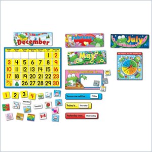Carson-Dellosa Frog Calendar Set