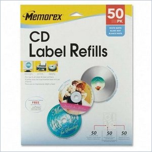 Memorex White CD Labels