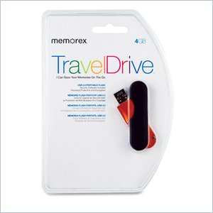 Memorex 4GB TravelDrive 09087 USB 2.0 Flash Drive