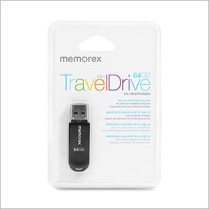 Memorex 64GB Mini TravelDrive 98515 USB 2.0 Flash Drive