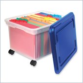 Advantus Rolling File Tote