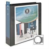 Business Source Round Ring View Binder