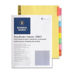 Business Source Insertable Tab Divider