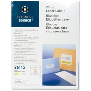 Business Source Mailing Laser Label
