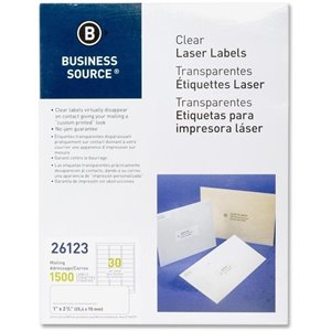 Business Source Clear Mailing Label