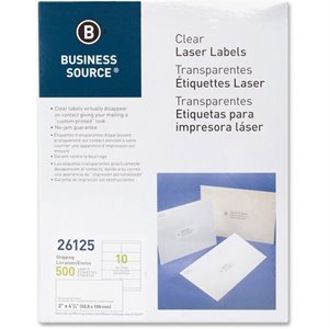 Business Source Shipping Laser Label