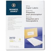 Business Source White Copier Mailing Label