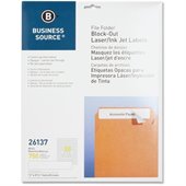 Business Source Block-out Filing Laser/Inkjet Label