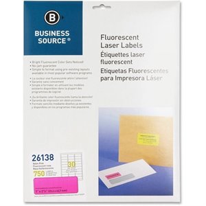 Business Source Fluorescent Laser Label