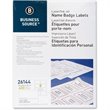 ADD TO YOUR SET: Business Source Laser/Inkjet Name Badge Label
