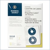 Business Source CD/DVD Laser/Inkjet Label