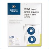 Business Source CD/DVD Inkjet Label