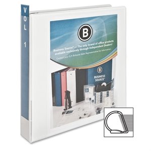 Business Source Slanted Ring Presentation Binder