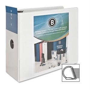 Business Source Slanted Ring Presentation Binder