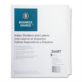 Business Source Punched Laser Index Divider