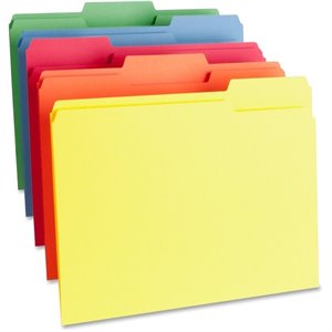 Business Source Color-coding Top Tab File Folder