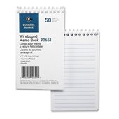 Business Source Wirebound Memo Book