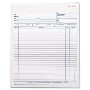 Business Source All-Purpose Triplicate Form