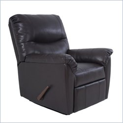 Chicago Chair Co. Leather Rocker Recliner