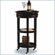 Magnussen Accent Express Collection Black Provence Three Tier Tray Table