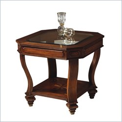 Magnussen Tremezzo Glass End Table