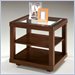Magnussen Berkely Glass End Table with Shelves