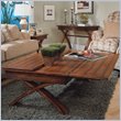 ADD TO YOUR SET: Magnussen Bali Tables Rectangular Wood Flip Top Cocktail Table in Warm Nutmeg