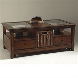 Magnussen Tanner Wood Storage Coffee Table and End Table Set