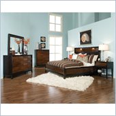 Magnussen Urban Safari Platform Bed With Underbed Storage in Warm Cognac
