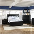 ADD TO YOUR SET: Magnussen Southampton Panel Bed in Black