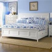 Magnussen Kentwood Panel Bed With Storage in White