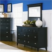 Magnussen Southampton Double Dresser and Mirror Set