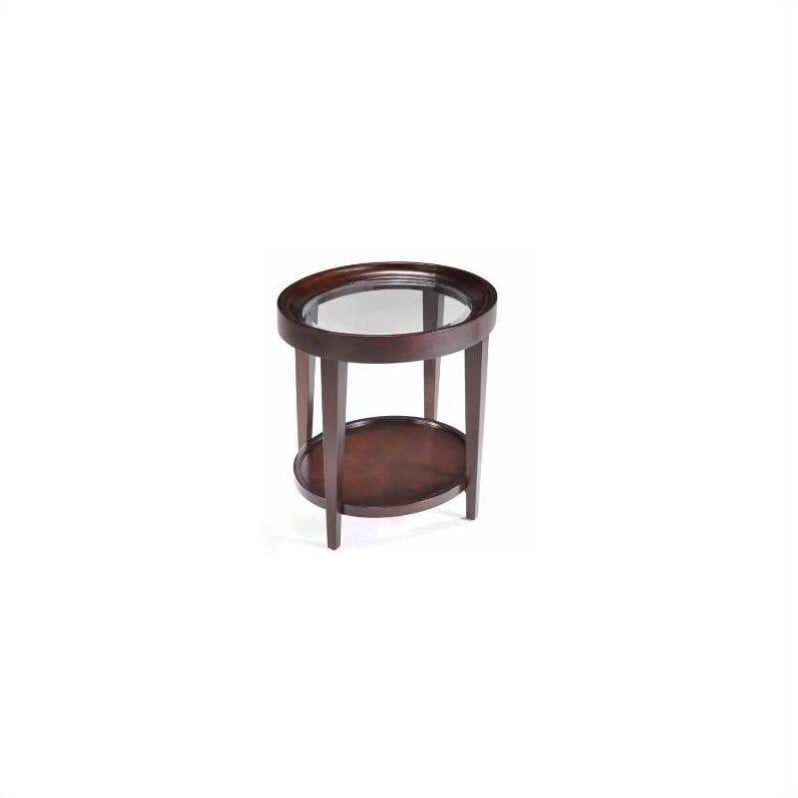 Magnussen Home T1632-07 Carson Sienna Oval End Table