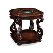Magnussen Harcourt Wood Square End Table 