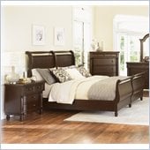 Magnussen Belcourt Sleigh Bed 2 Piece Bedroom Set in Cherry Finish