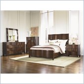 Magnussen Zara Panel Bed 6 Piece Bedroom Set in Sable Finish
