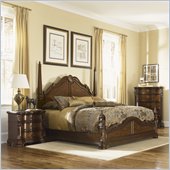 Magnussen Verona Poster Bed 2 Piece Bedroom Set in Chestnut Finish