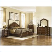 Magnussen Verona Poster Bed 6 Piece Bedroom Set in Chestnut Finish