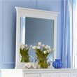 ADD TO YOUR SET: Magnussen Kentwood Landscape Mirror in Painted White Finish