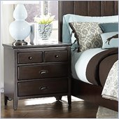 Magnussen Langston 3 Drawer Nightstand in Deep Cherry Finish