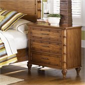 Magnussen Palm Bay 3 Drawer Nightstand in Toffee Finish