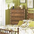 ADD TO YOUR SET: Magnussen Palm Bay 5 Drawer Chest in Toffee Finish
