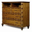ADD TO YOUR SET: Magnussen Palm Bay 3 Drawer Media Chest in Toffee Finish
