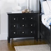 Magnussen Southampton 3 Drawer Nightstand in Black Finish