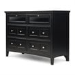 ADD TO YOUR SET: Magnussen Southampton 6 Drawer Media Chest in Black Finish