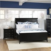 Magnussen Southampton Storage Panel Bed 2 Piece Bedroom Set in Black
