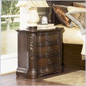 Magnussen Villa Corina 3 Drawer Nightstand in Hazelnut
