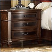 Magnussen Hillsdal Wood 3 Drawer Nightstand