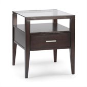 Magnussen Baker Wood Rectangular End Table